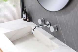 Встраиваемый смеситель для раковины ABBER Wasser Kreis AF81122 хром